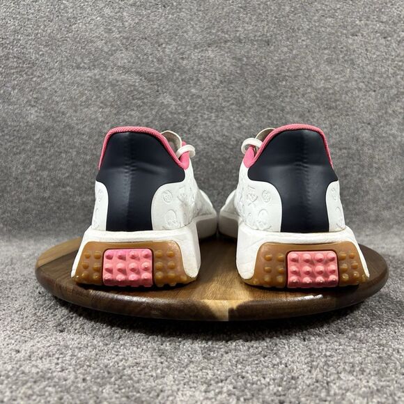 G/Fore G.112 Men\'s Size 12 White Pink Embossed Skull & Tees Golf Shoes Used main image 15